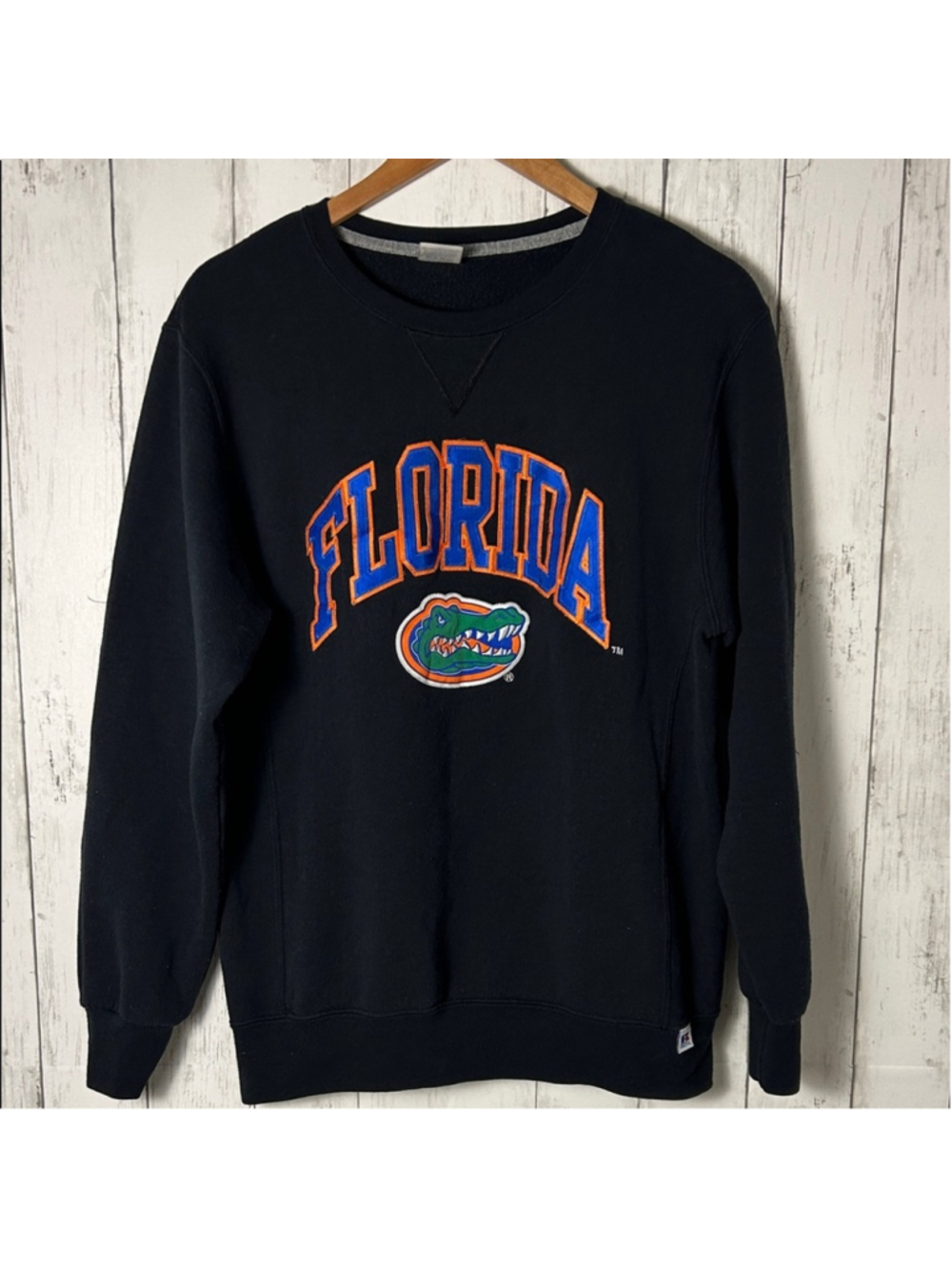 Russell Athletic Florida Gators Sweatshirt Men’s M Black Crewneck Pullover